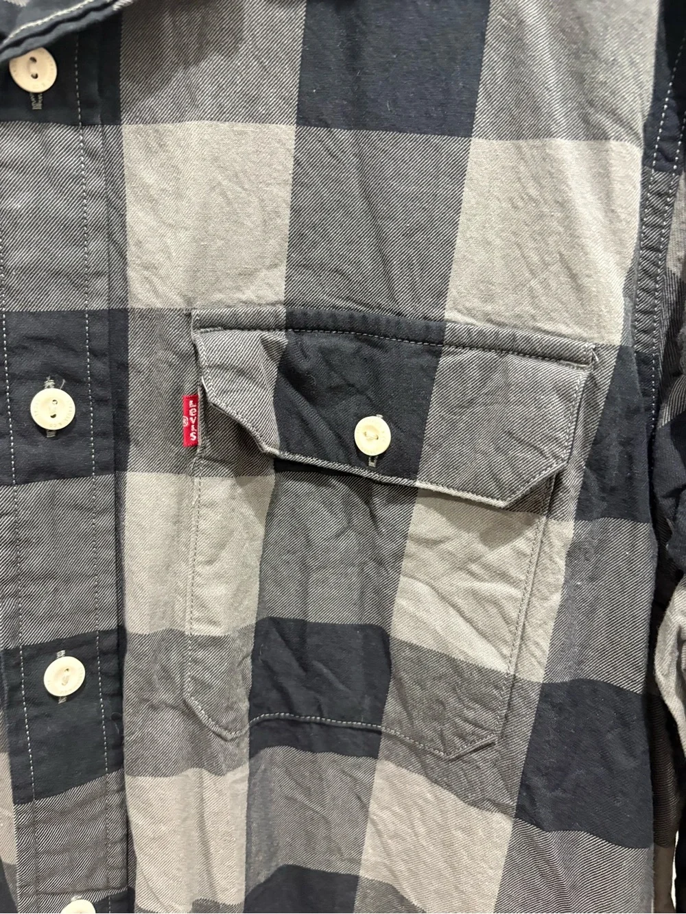 Levis classic plaid